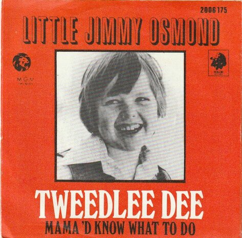 Little Jimmy Osmond - Tweedle dee + Mama'd know what to do (Vinylsingle)