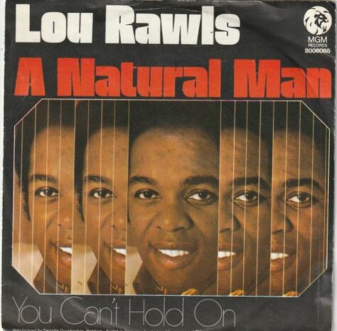 Lou Rawls - A natural man + You can't hold on (Vinylsingle)