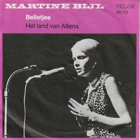 Martine Bijl - Belletjes + Het land van Altena (Vinylsingle)