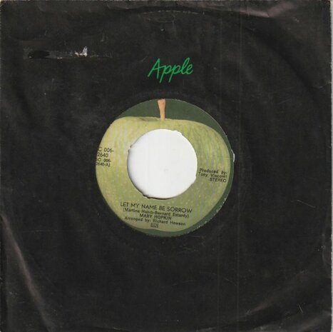 Mary Hopkin - Let my name be sorrow + Kew gardens (Vinylsingle)