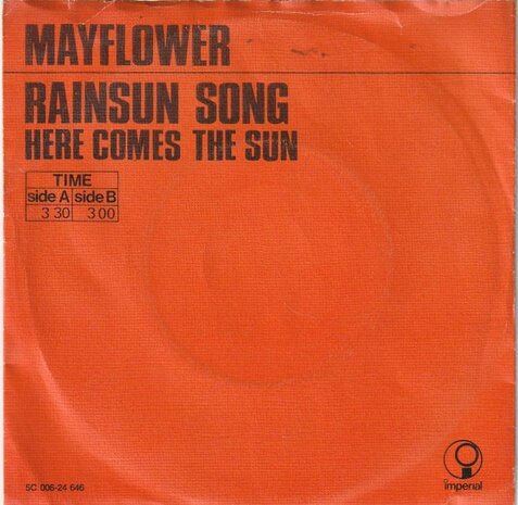 Mayflower - Rainsun song + Here comes the sun (Vinylsingle)