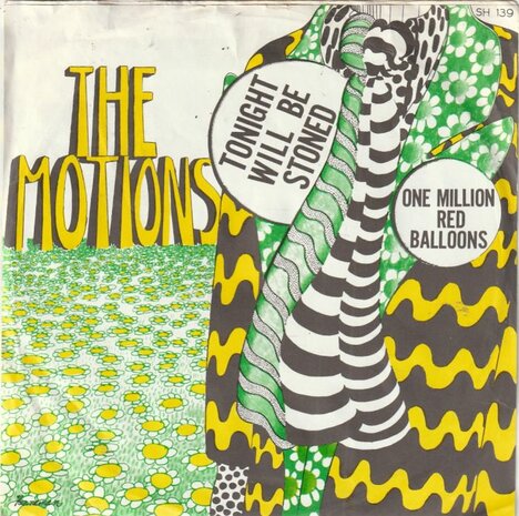 Motions - Tonight will  be stoned + One million red balloons (Vinylsingle)