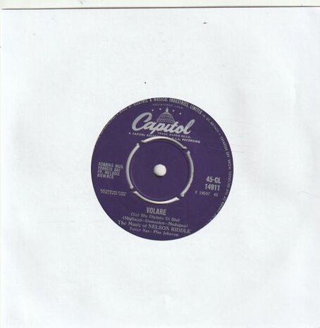 Nelson Riddle - Volare + Walkin'  (Vinylsingle)