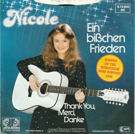 Nicole - Ein bisschen frieden + Thank you, merci. danke (Vinylsingle)