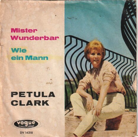 Petula Clark - Mr. Wunderbar + Wie Ein Mann (Vinylsingle)