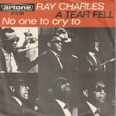 Ray Charles - A tear fell + No one to cry to (Vinylsingle)