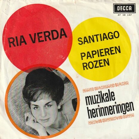 Ria Verda - Santiago + Papieren Rozen (Vinylsingle)