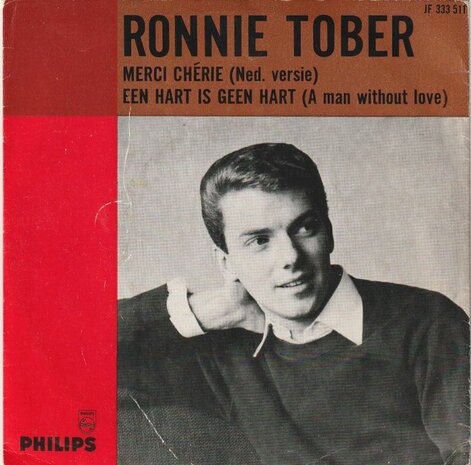 Ronnie Tober - Merci Cherie  + Een Hart Is Geen Hart (Vinylsingle)