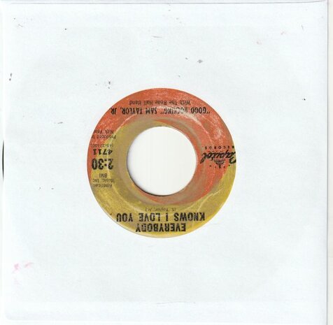 Sam Taylor Jr. - Everybody Knows I Love You + Such A Love (Vinylsingle)