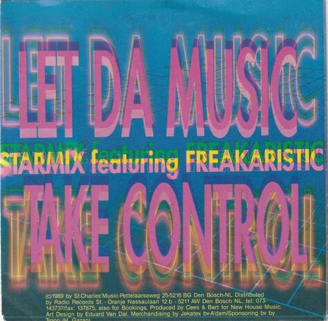 Starmix - Let Da Music Take Control + (Club Mix) (Vinylsingle)