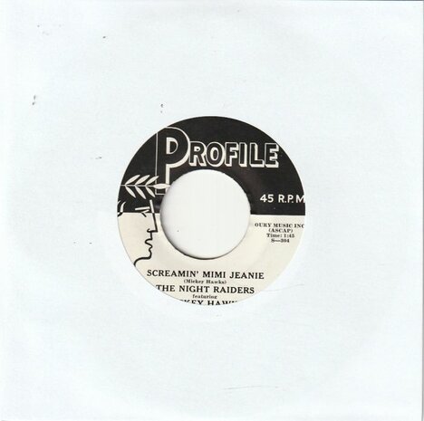 The Night Raiders featuring Mickey Hawks - Screamin' Mimi Jeanie + I'm Lost (Vinylsingle)