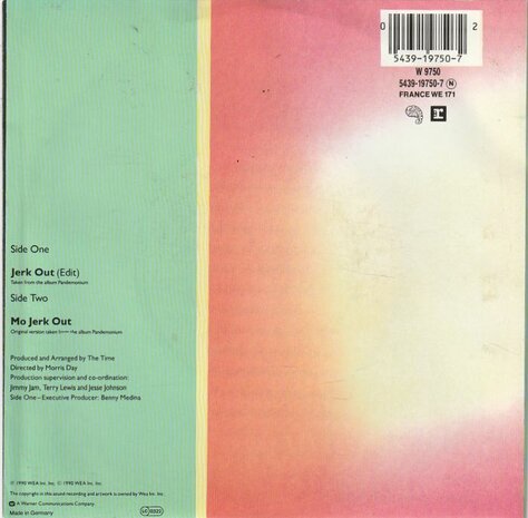 The Time - Jerk Out + Mo' Jerk Out (Vinylsingle)