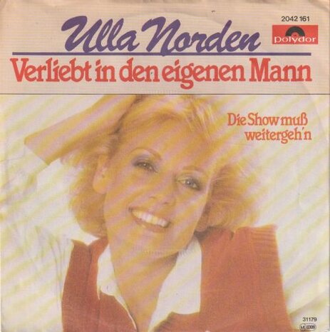 Ulla Norden - Verliebt in den eigenen mann + Die show muss weitergeh'n (Vinylsingle)