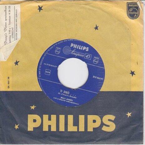 Willy Alberti - Come Prima + Ti diro (Vinylsingle)