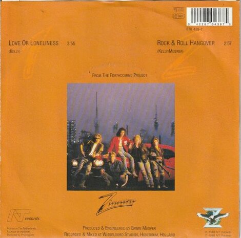 Zinatra - Love or loneliness + Rock & roll hangover (Vinylsingle)