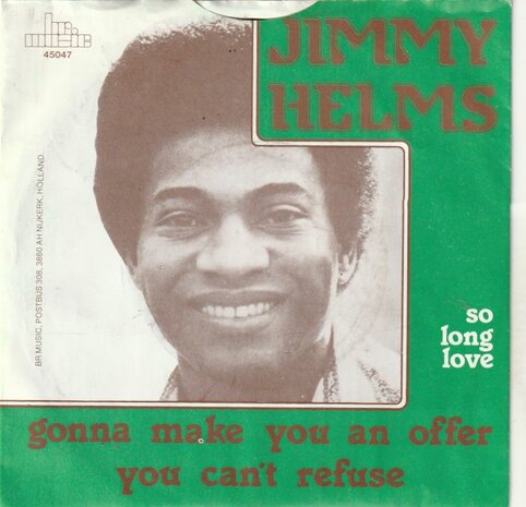 Jimmy Helms - Gonna make you an offer + So long love (Vinylsingle)