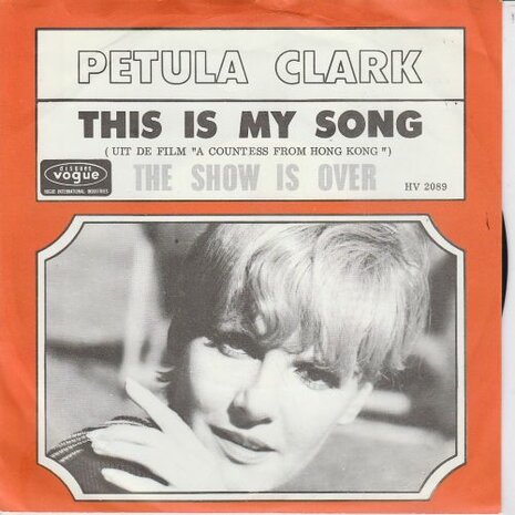 Petula Clark - This is my song + The show is over (Vinylsingle)