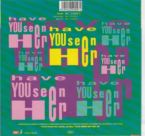 MC Hammer - Have you seen her + Help the children (Vinylsingle)