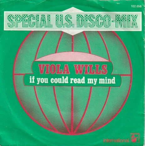 Viola Wills - If you could read my mind + Somebody's eyes (Vinylsingle)