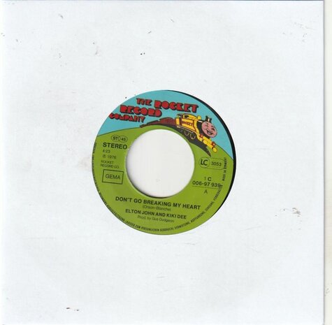 Elton John & Kiki Dee - Don't go breaking my heart + Snow queen (Vinylsingle)