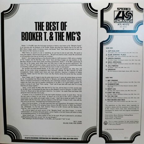 Booker T. & The MG's - Best of Booker T. (Vinyl LP)