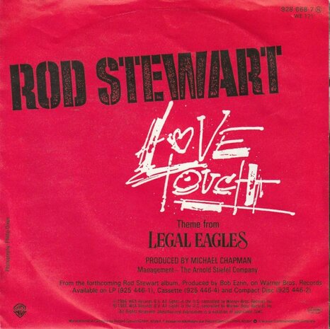 Rod Stewart - Love touch + Heart is on the line (Vinylsingle)