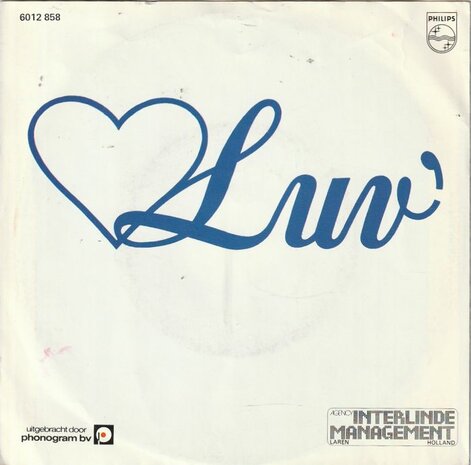 LUV - Trojan horse + Life is on my side (Vinylsingle)