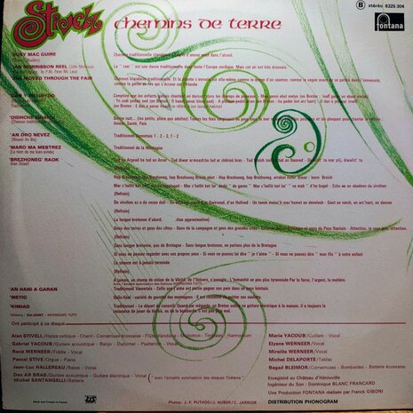 Alan Stivell - Chemins De Terre (Vinyl LP)