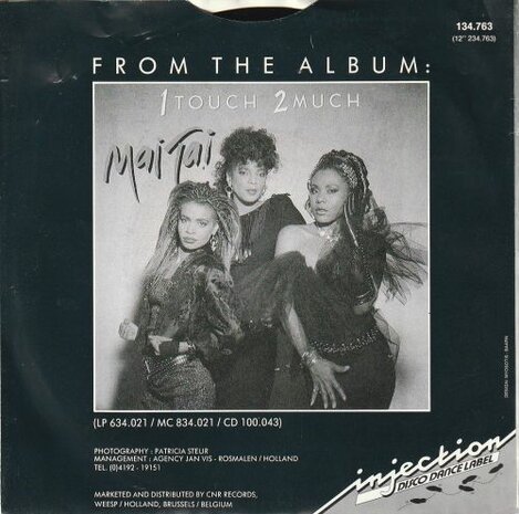 Mai Tai - 1 touch 2 much + Inch by inch (Vinylsingle)